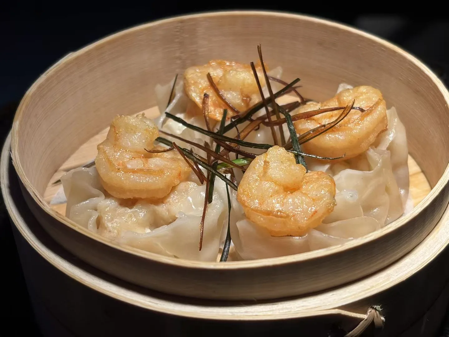 Shao Mai - ravioli di gambero e maiale al vapore