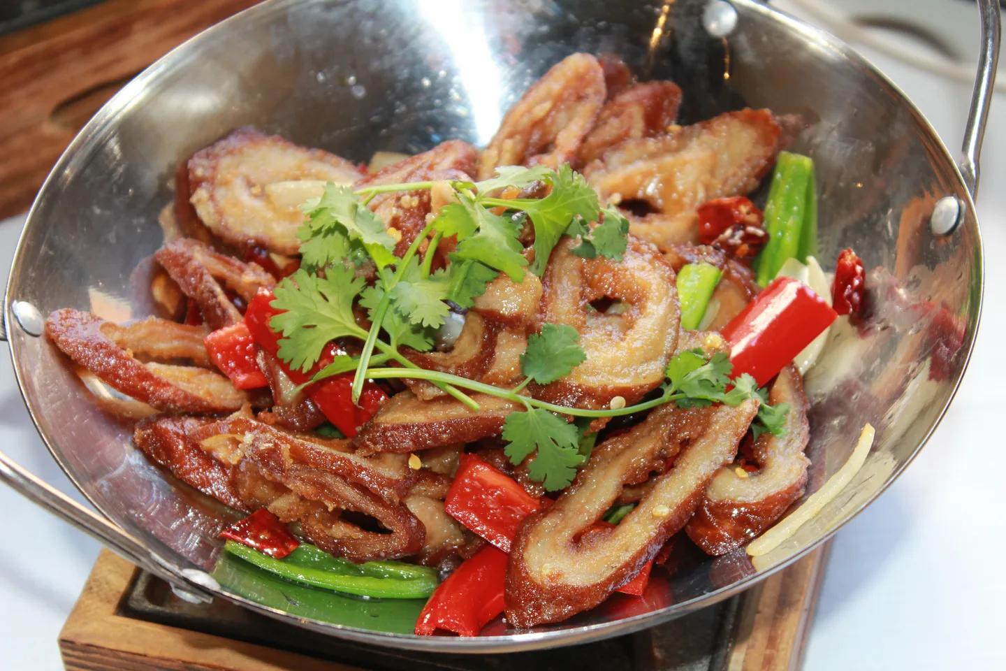Intestino di suino in pentola Dry Pot